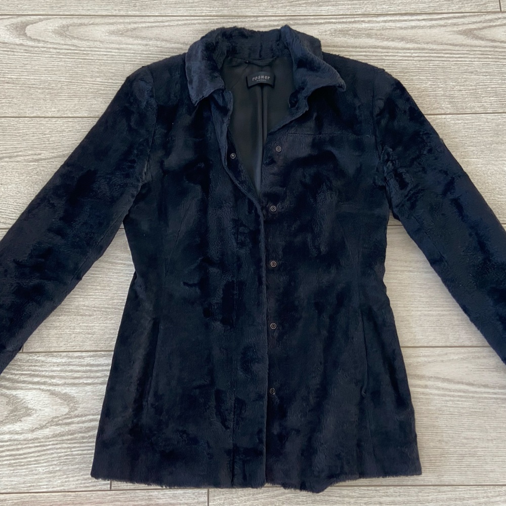 Rosner Womens black blazer . Size: 36 ( Small).